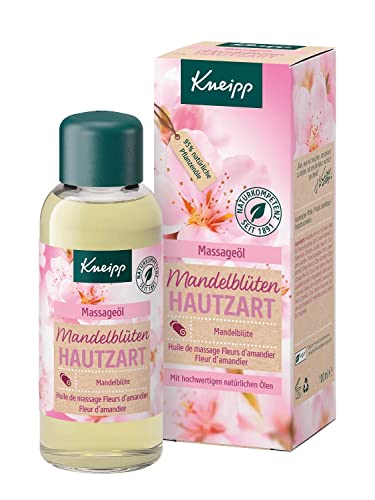 Kneipp Massageöl Mandelblüten Hautzart - hochwertiges Mandelöl mit reichhaltiger Sheabutter, Sonnenblumenöl & Vitamin E - natürlicher Pflegeöl-Komplex - für trockene & sensible Haut - 100ml (1er Pack) im Sale